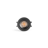 KIVI Встраиваемый светильник ORIENTABLE черный 5W 2700K 36° IP44