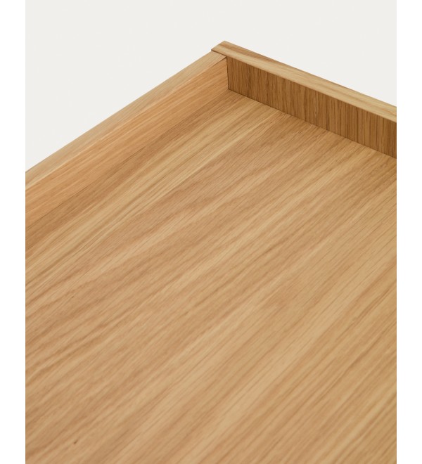 Комод Onix с отделкой из дубового шпона натурального оттенка, 150 x 80 см
