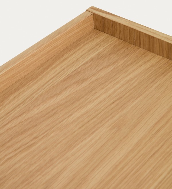 Комод Onix с отделкой из дубового шпона натурального оттенка, 150 x 80 см