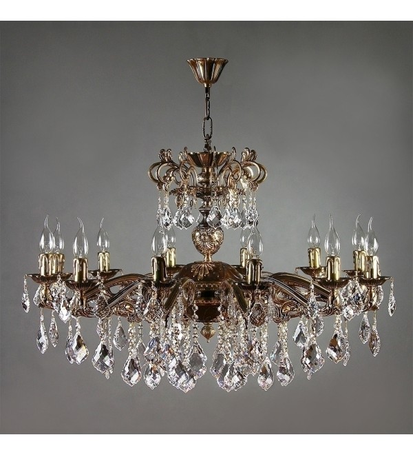 Люстра MANTRA Leon Ambiente 12L 2128/12 PB New Leaf