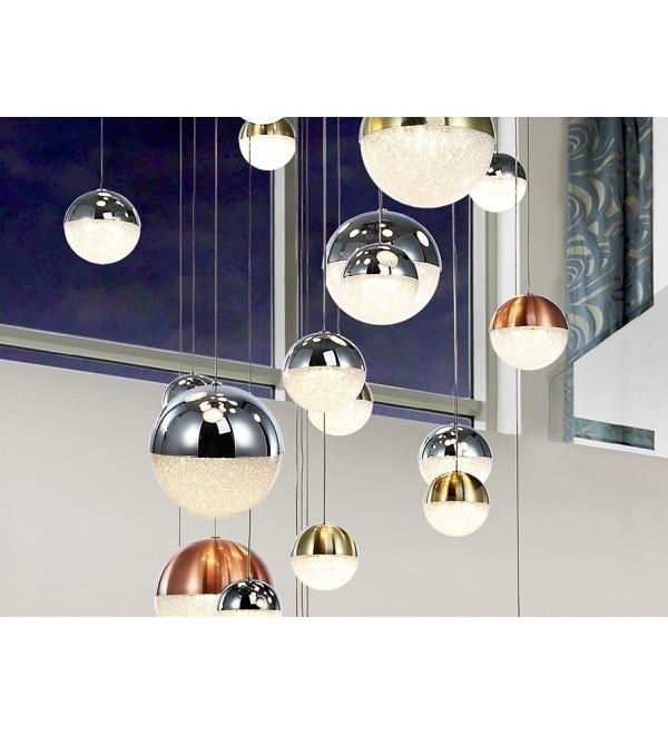 Подвесной светильник Sphere LED 27L Ø80 DIM BLUETOOTH ССТ цветной 500 см