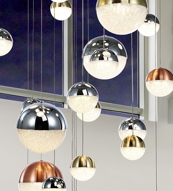 Подвесной светильник Sphere LED 27L Ø80 DIM BLUETOOTH ССТ цветной 500 см