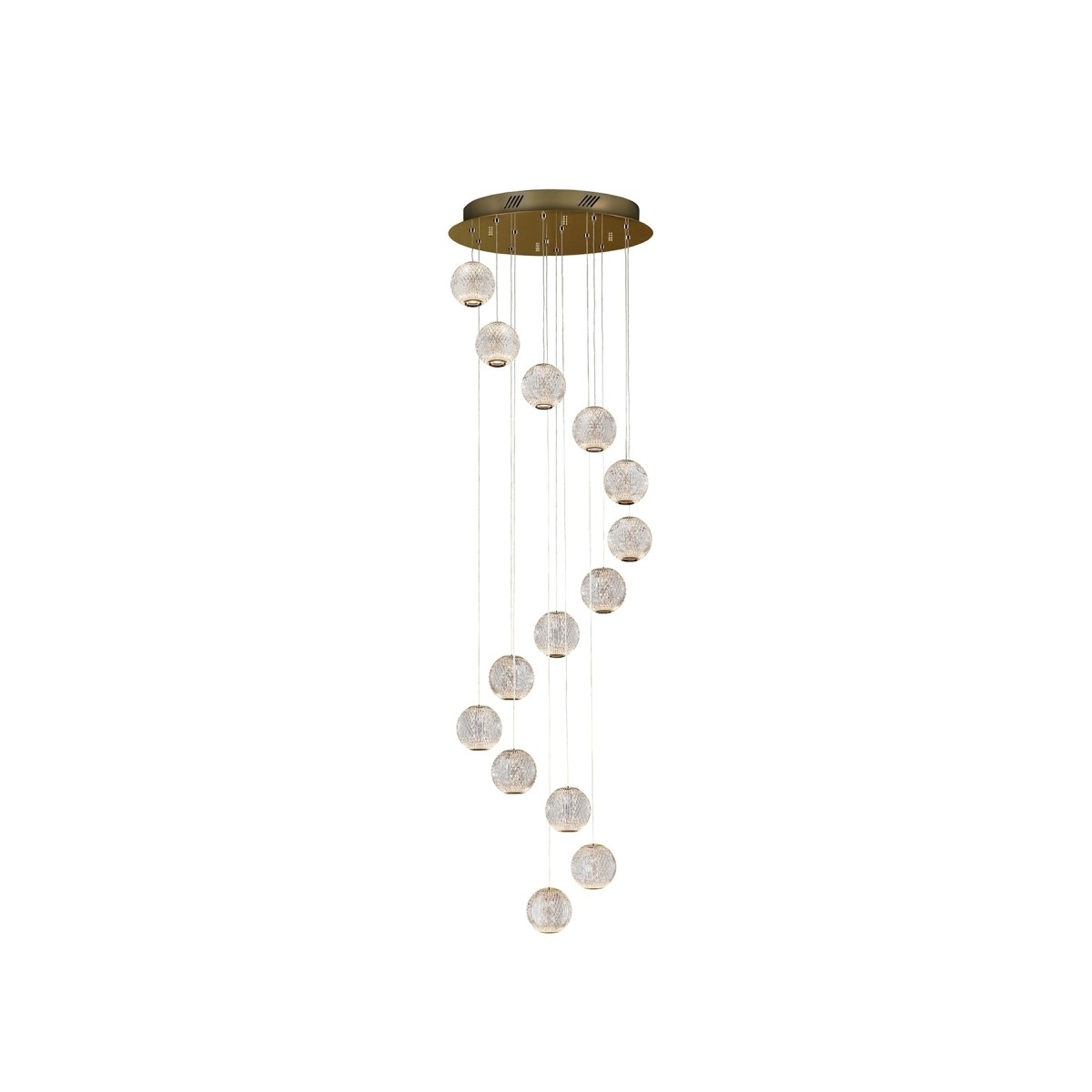 Люстра Austral LED 14L Ø50 золото