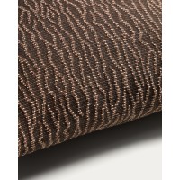 Чехол для подушки Alnori коричневый 100% хлопок, жаккардовый, 50 x 50 см