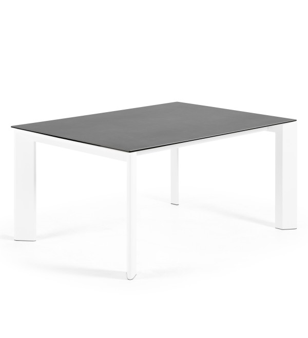 Стол Atta 160 (220) x90 белый керамический