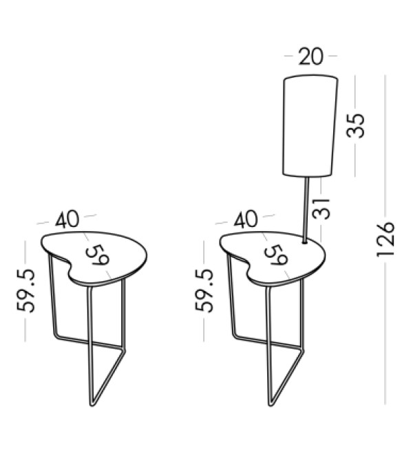 Столик Conec-Table SPIRO 38
