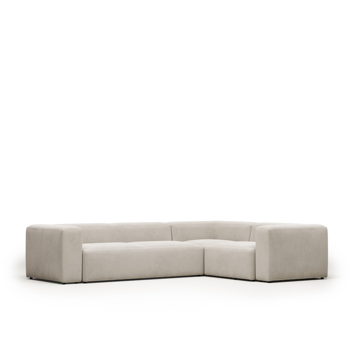 Угловой 4-х местный диван Blok 320 x 230 cm бежевый