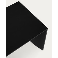 Черный лакированный журнальный столик Litto из МДФ, 90 x 45 см