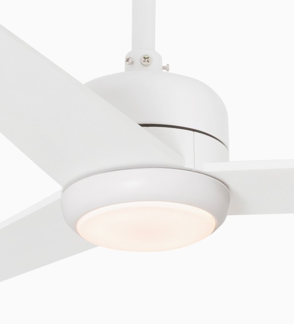 NU LED Потолочный вентилятор с освещением, белый Ø1320MM 3 ЛОПАСТИ 18W 3000K