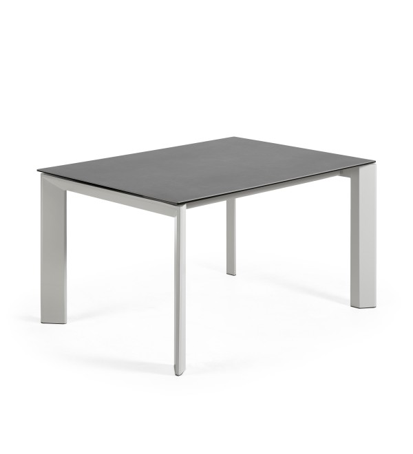 Стол Atta140 (200) x90 серый керамика