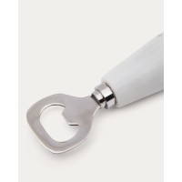 Открывалка Nira из черного и белого мрамора