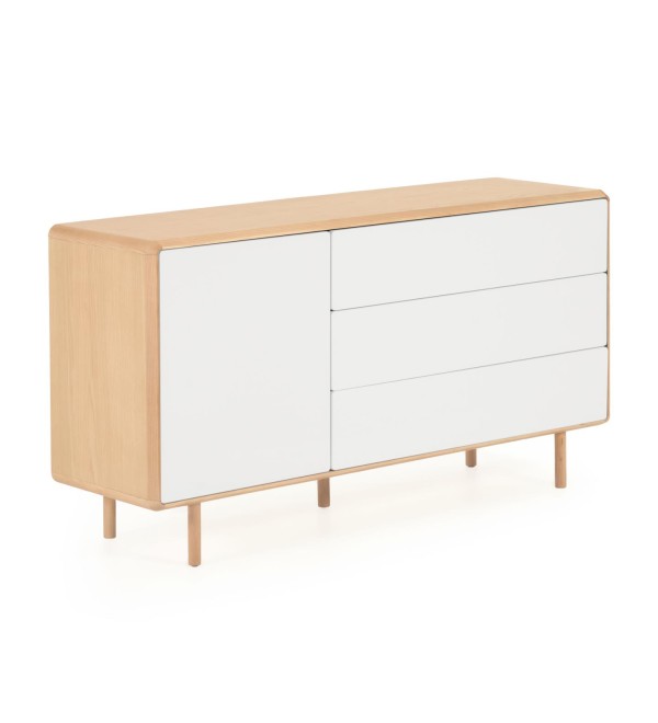 Сервант Anielle из массива и шпона ясеня 150 x 78 см