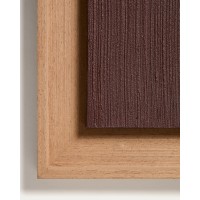 Абстрактная картина ручной работы Breon бордовый цвет, 40 x 70 см
