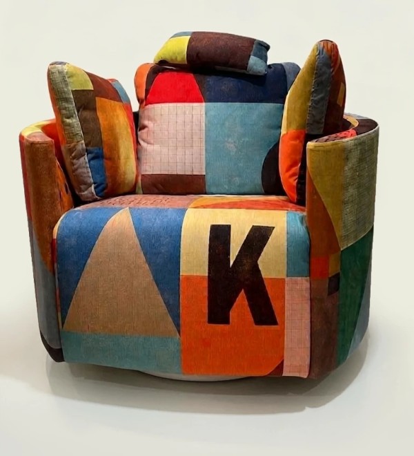 Кресло-реклайнер Noomrise, Bar - Anthracite, ткань Castle S.6