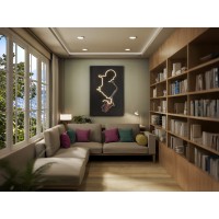 Saxofon Светодиодная картина LED 80X120