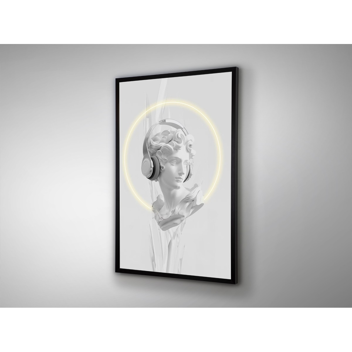 Картина Busto белый LED 80X120