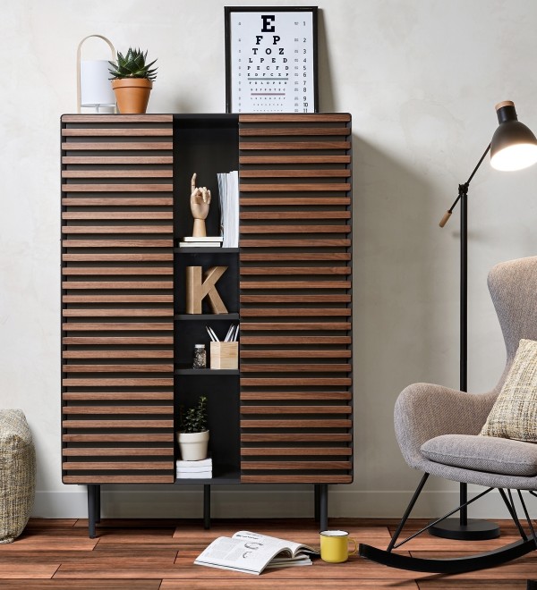 Буфет Mahon 105x155 ореховый шпон