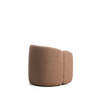 Кресло Corvena из терракотового шенилла, 85 см