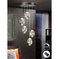 Люстра Rocio LED 5L DIM хром