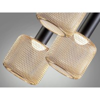 Люстра Sincro 3L черный/золотой