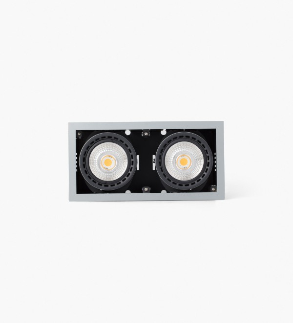 Встраиваемый светильник mini Colin-2 серый LED 36-50W 3000K 56°