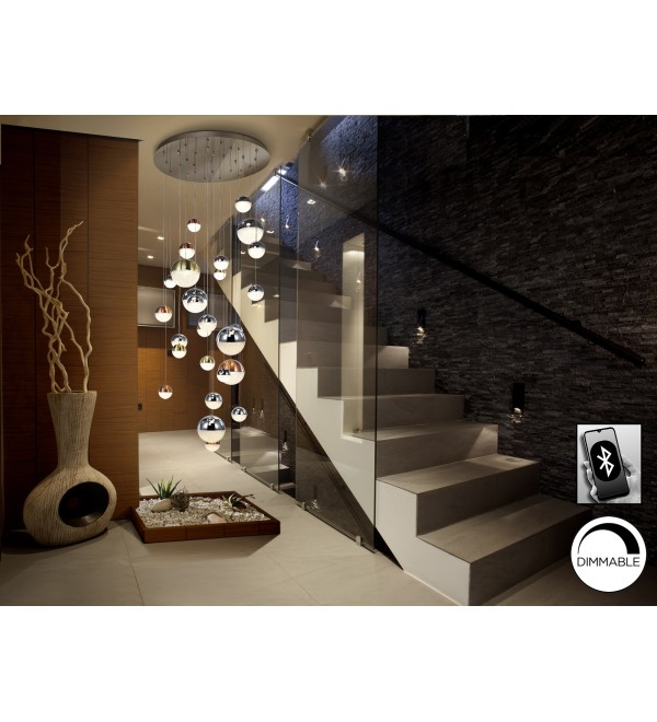 Подвесной светильник Sphere LED 27L Ø80 DIM BLUETOOTH цветной