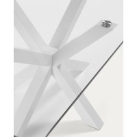 Стол Arya 160x90 стекло белый