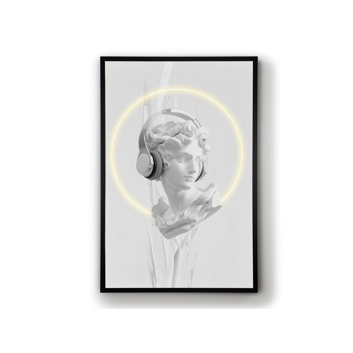 Картина Busto белый LED 80X120
