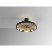 Настенный/потолочный светильник Stone CCT- черный LED D30