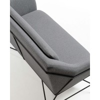 Диван Brida графитовый 128 см
