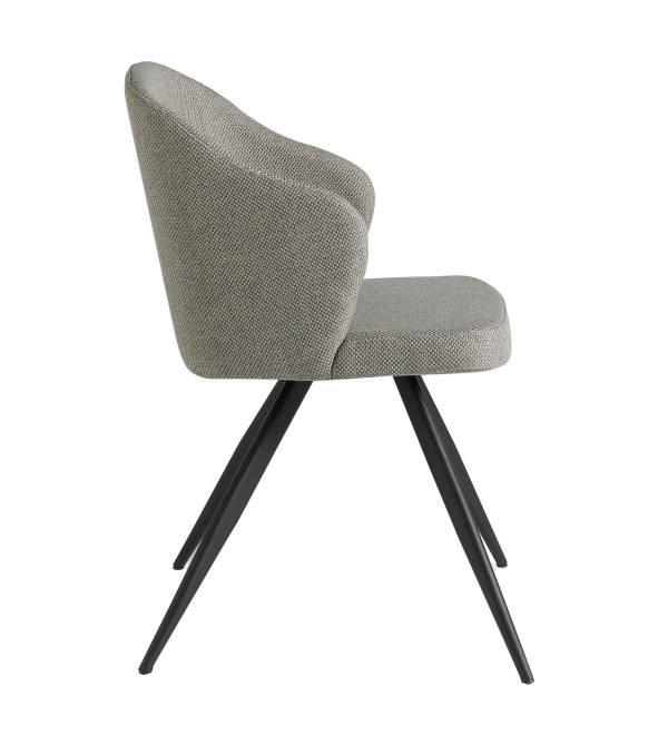 Стул F3208-GRIS /4057 черные ножки