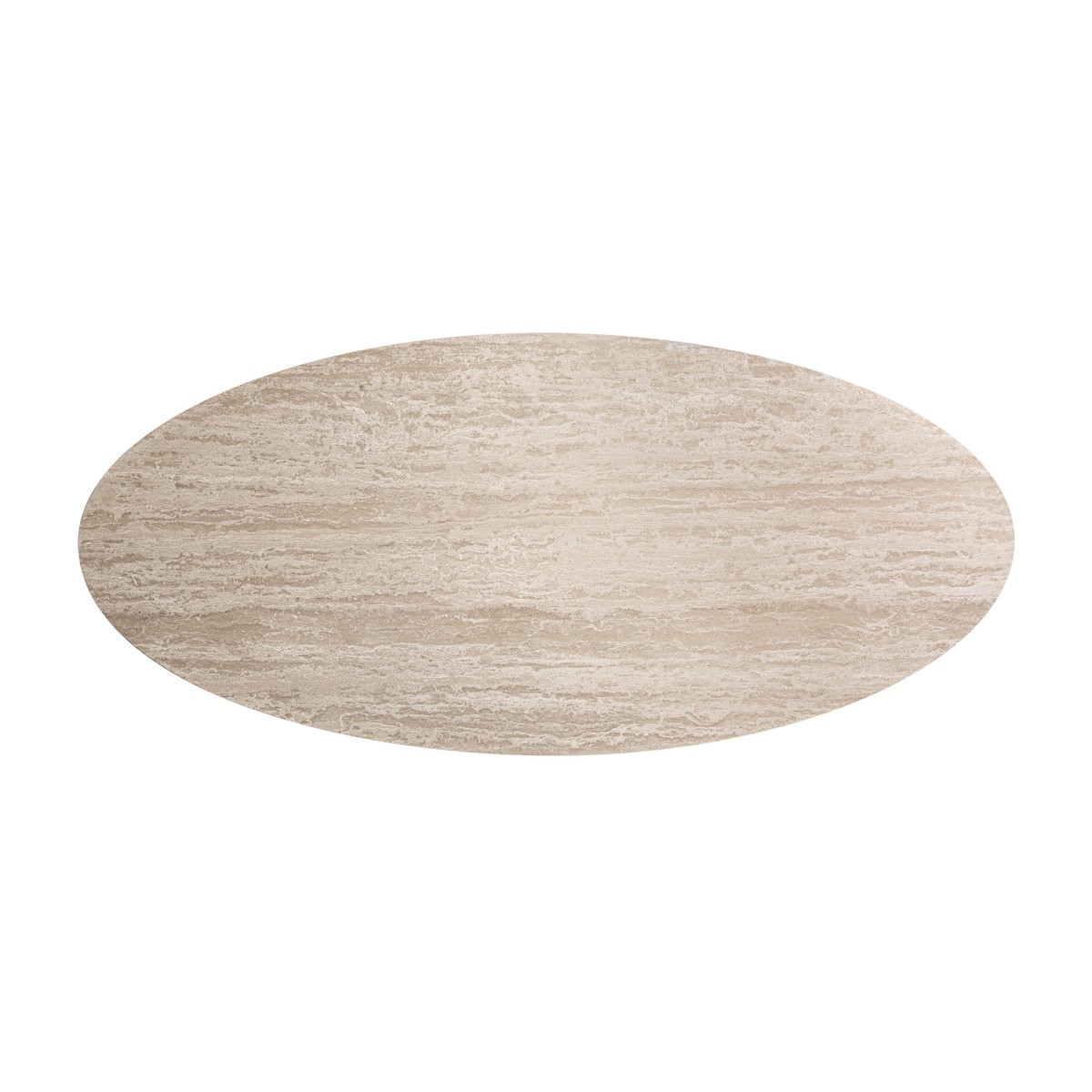 Обеденный стол Thiennes 220x100 из светло-коричневого травертина