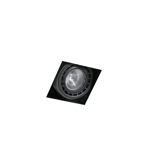 Черный встраиваемый светильник Nano Colin-1 LED без рамки черный 7/12W 3000K 56° 915/1465 лм