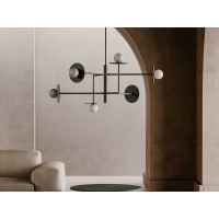 Подвесной светильник Miro 6L / металлические диски 1289/20