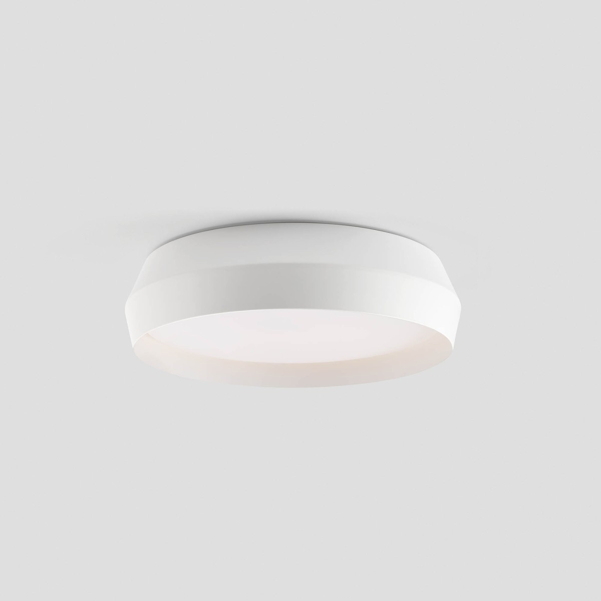 Белый настенный/потолочный светильник Shoku 350 LED 24W 2700K DIM