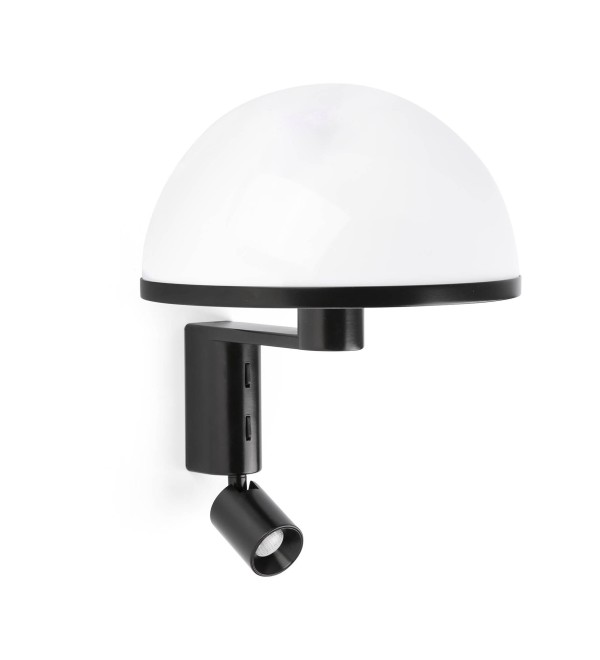 Настенный светильник DOME  черный 1xE27 3W 2700K