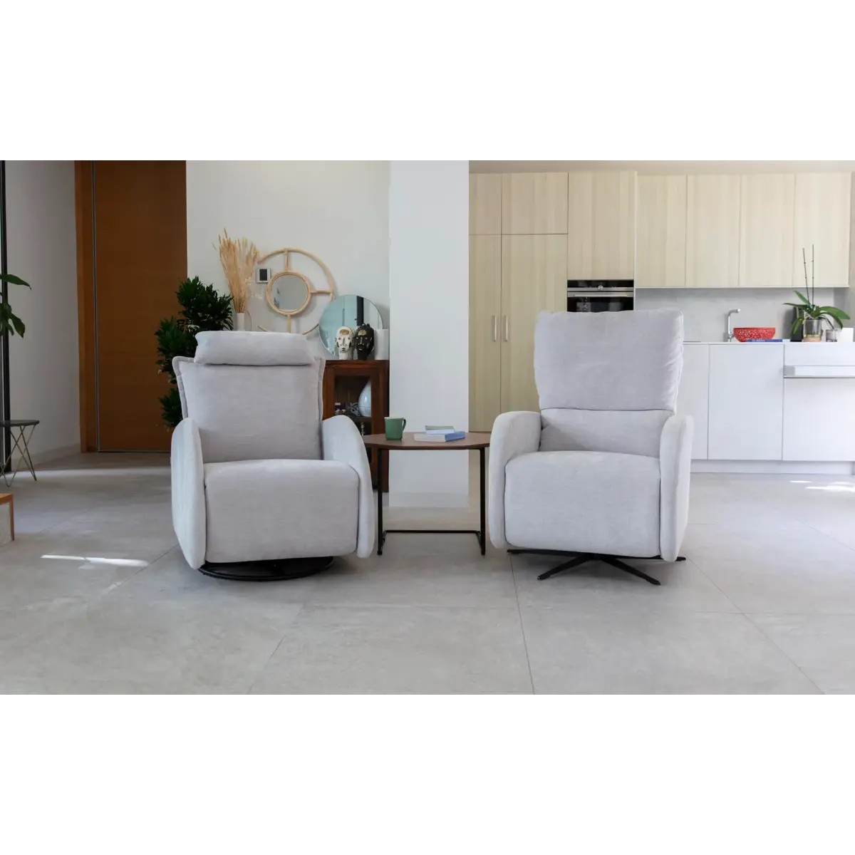Кресло-реклайнер поворотное Litto Emily E Star Swivel Base