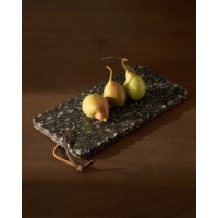 Сервировочная доска Arlena из темно-серого гранита, 30 x 15 см