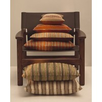 Чехол на подушку Tavina из 100% хлопка с коричневой вышивкой 50 x 50 см