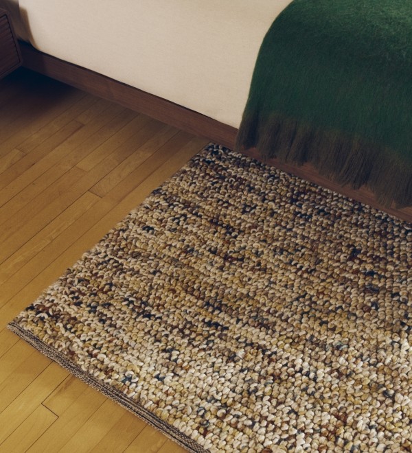Разноцветный ковер Elanis из шерсти букле 200 x 300см