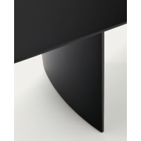 Стол из лакированного МДФ Litto черный, 200 x 100
