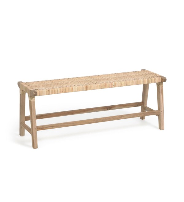 Скамья Beida из массива тика, 120 см