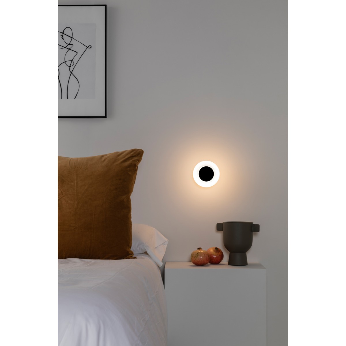Настенный/потолочный светильник Moy черный LED 4W 3000K