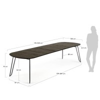 Стол обеденный Norfort 170 (320) х100