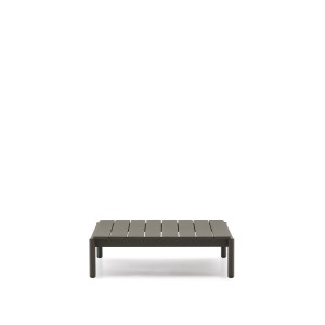 Журнальный столик Sorells из зеленого алюминия 89 x 91 см