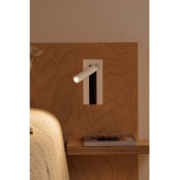 GABO Бра с ридером белое LED 4W 2700K
