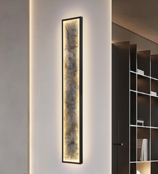 Настенный светильник Stone CCT- черный LED L100