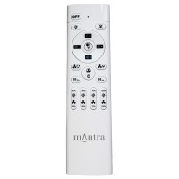 Люстра потолочная-вентилятор MANTRA NEPAL 7802 белый + черный
