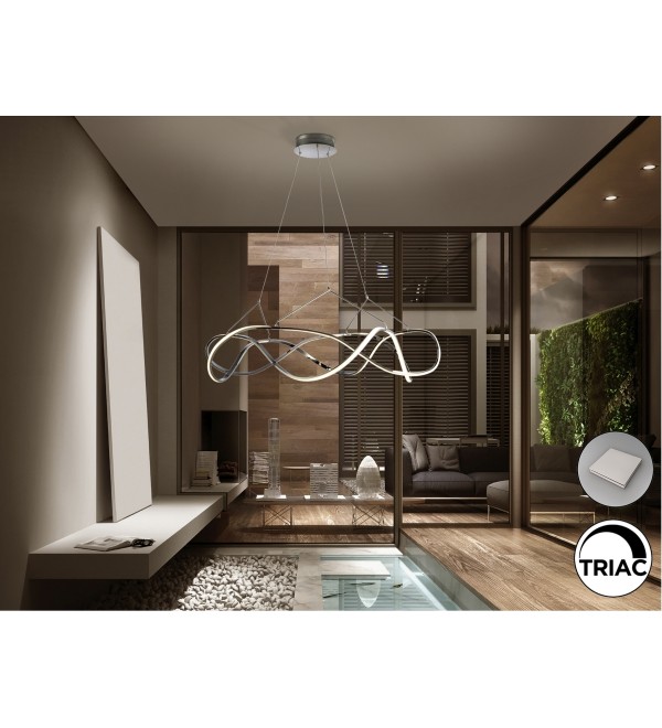 Подвесной светильник Molly LED хром DIM