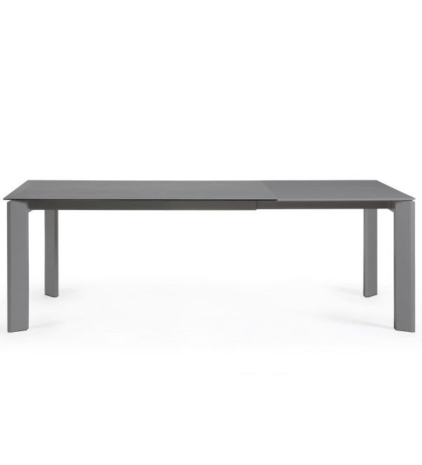 Стол Atta 160 (220) x90 графит керамический